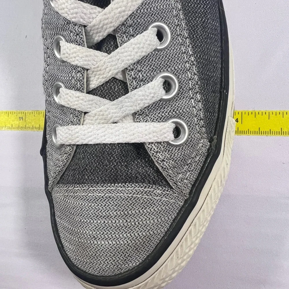 Converse All Star Low Top Gray Denim Sneakers Casual Shoes Unisex W 8 M‎ 6